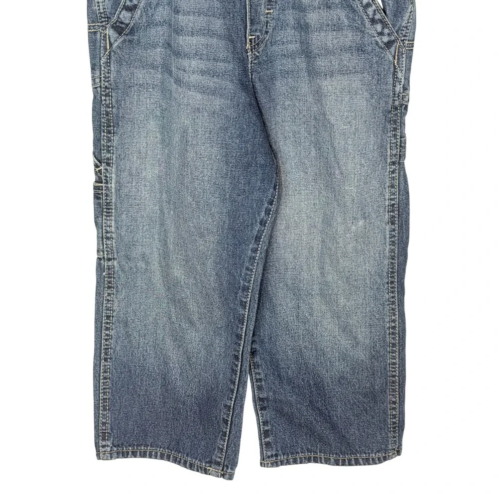 OshKosh Bgosh Vintage Denim Overalls Toddler Boys 4T Medium Wash